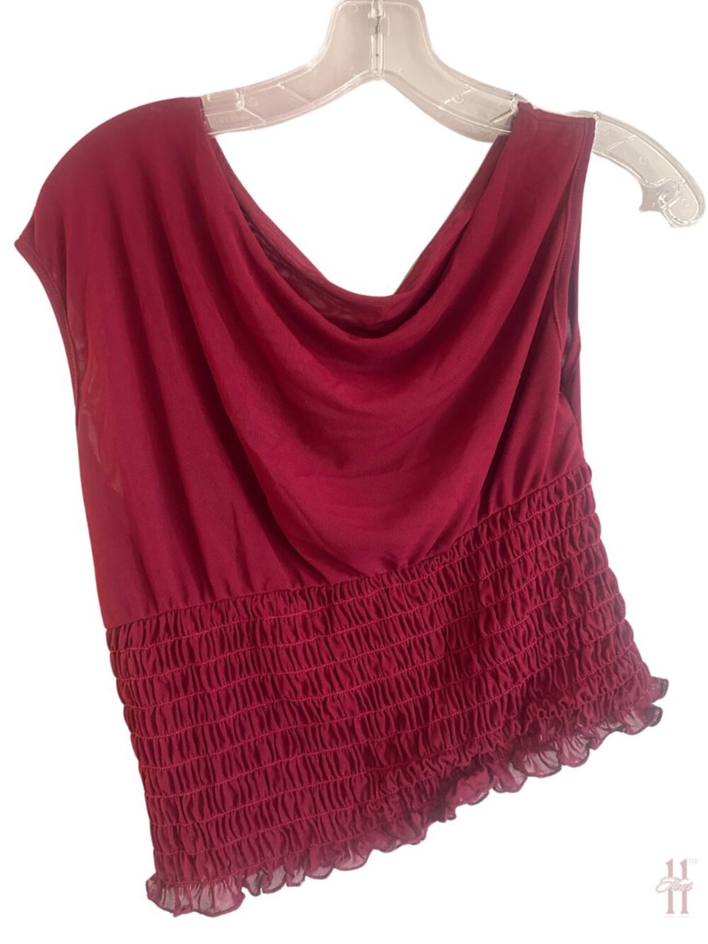 Shein One Shoulder Ruched Top - Misses Small